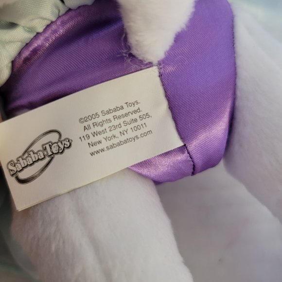 Large Angelina Ballerina Girl Plush American Purple Dress Doll Sababa Toy Ballet - Picture 8 of 15